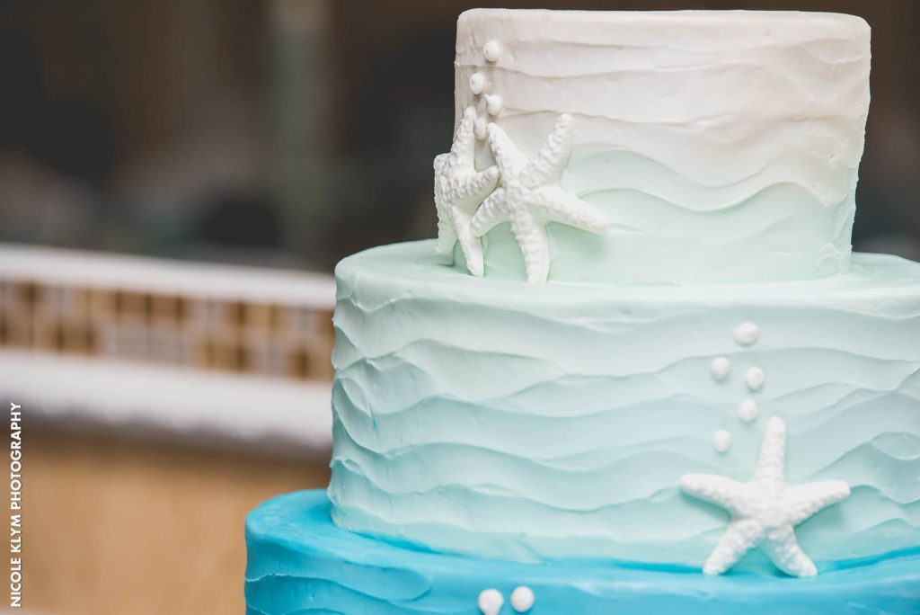 Wedding Cake at Atlantis Ballroom
