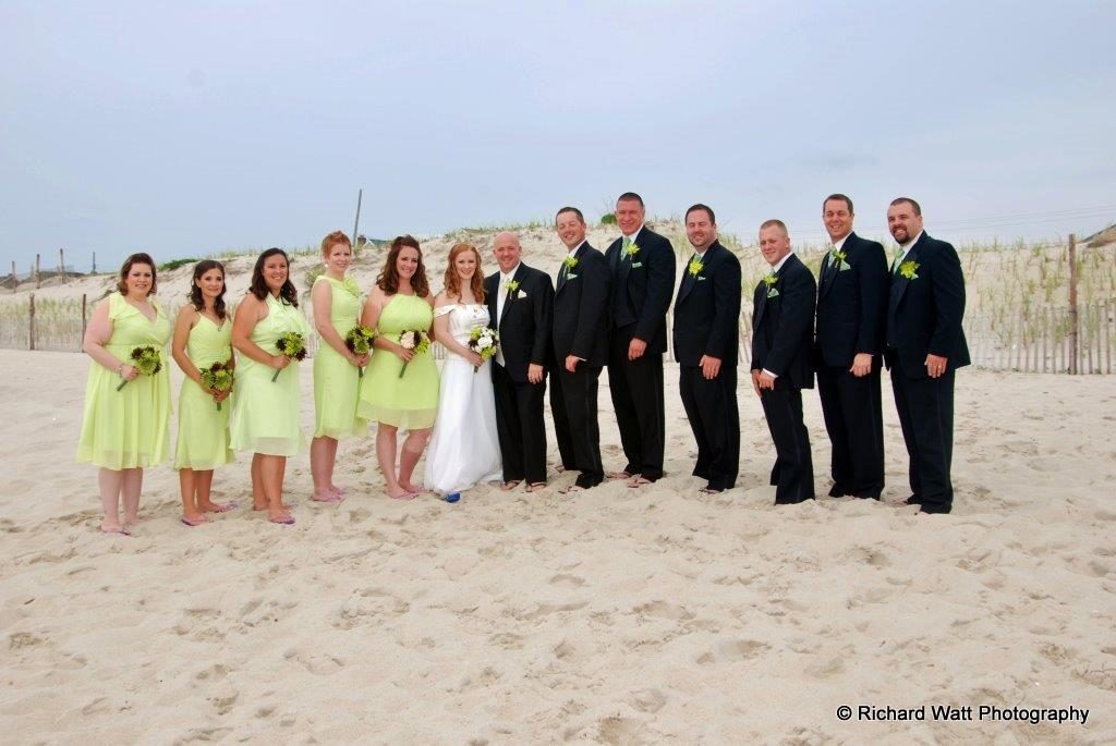 Bridal Party Yellow wedding colors